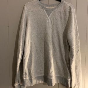 Grey crew neck sweater